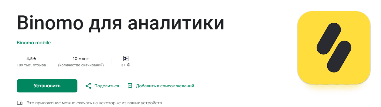 Binomo для Android
