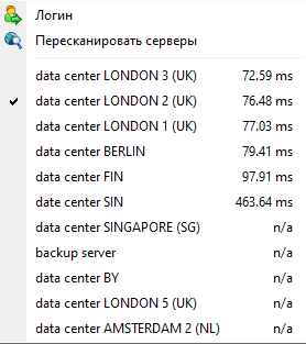 Серверы компании Forex4you