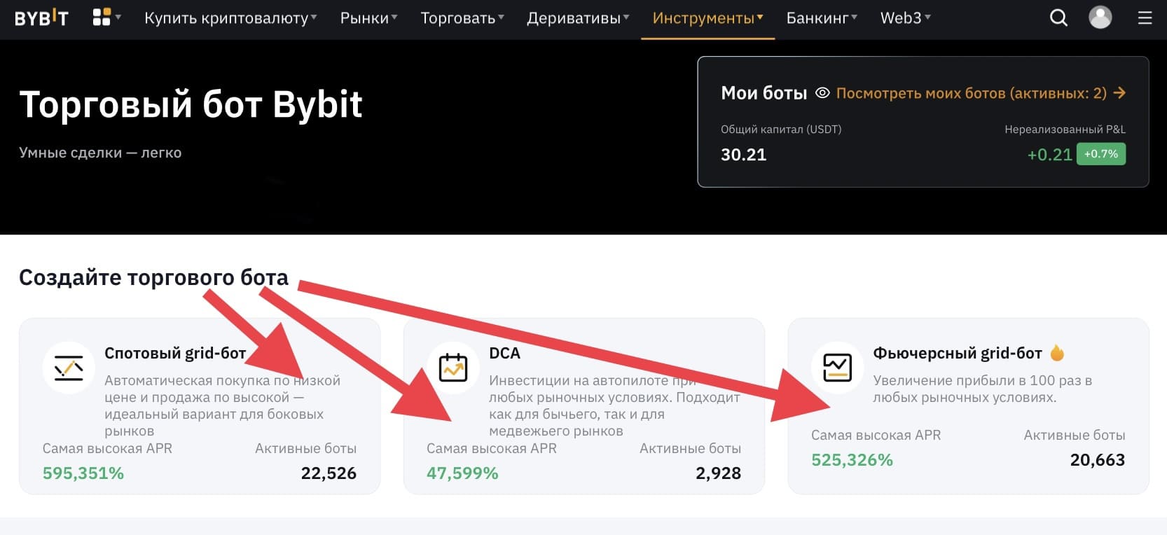Создание торгового бота