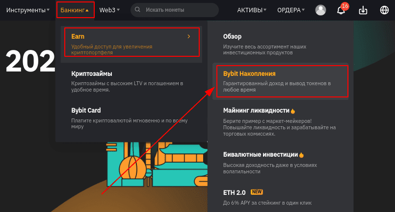 Bybit Накопления