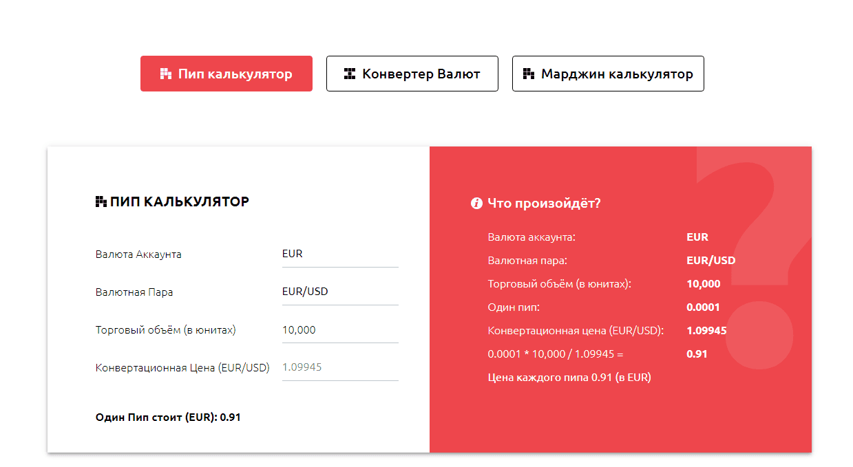 Инструменты трейдера