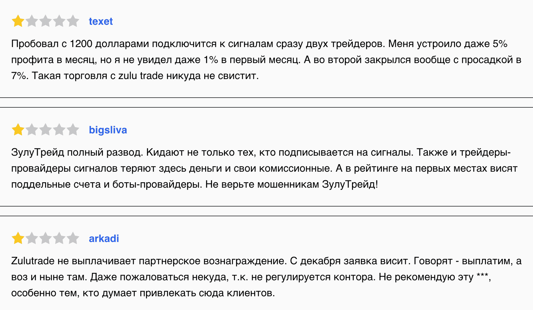 Отзывы о социальном трейдинге