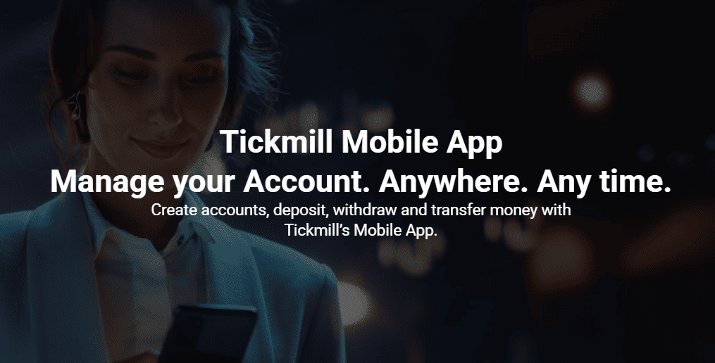 Tickmill Mobile App от брокера Tickmill