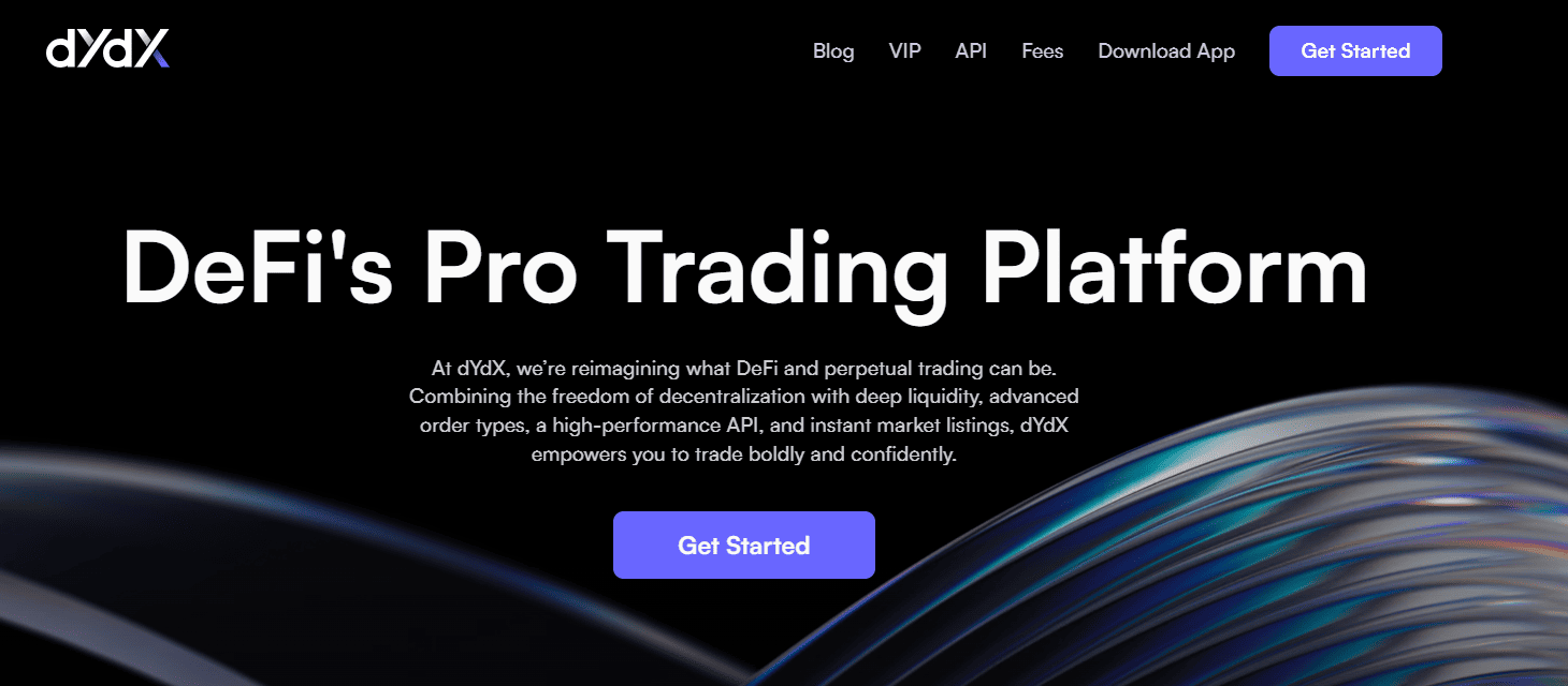 Обзор биржи криптовалют DYDX