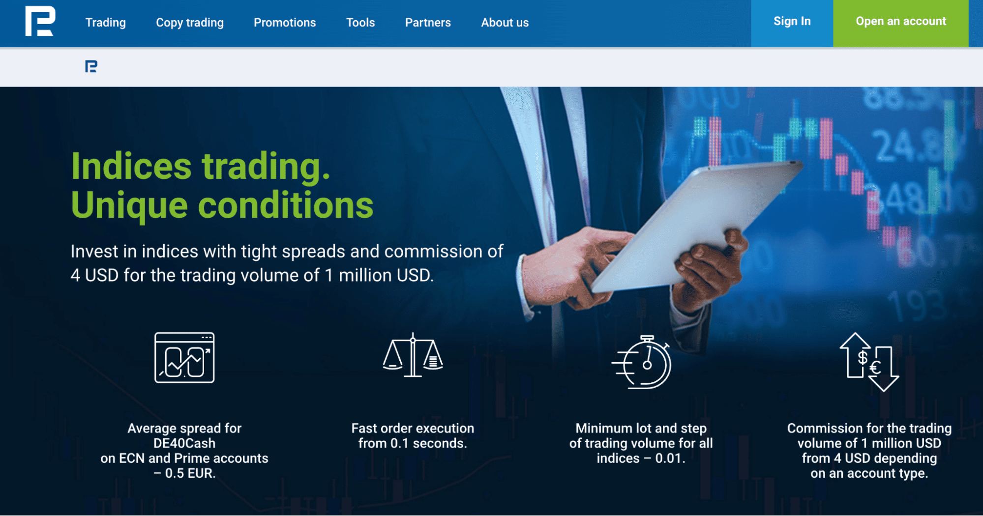 RoboForex — лучший брокер для автоматизированных стратегий торговли индексом S&P 500