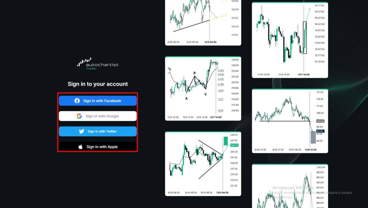 Как получить сигналы Autochartist
