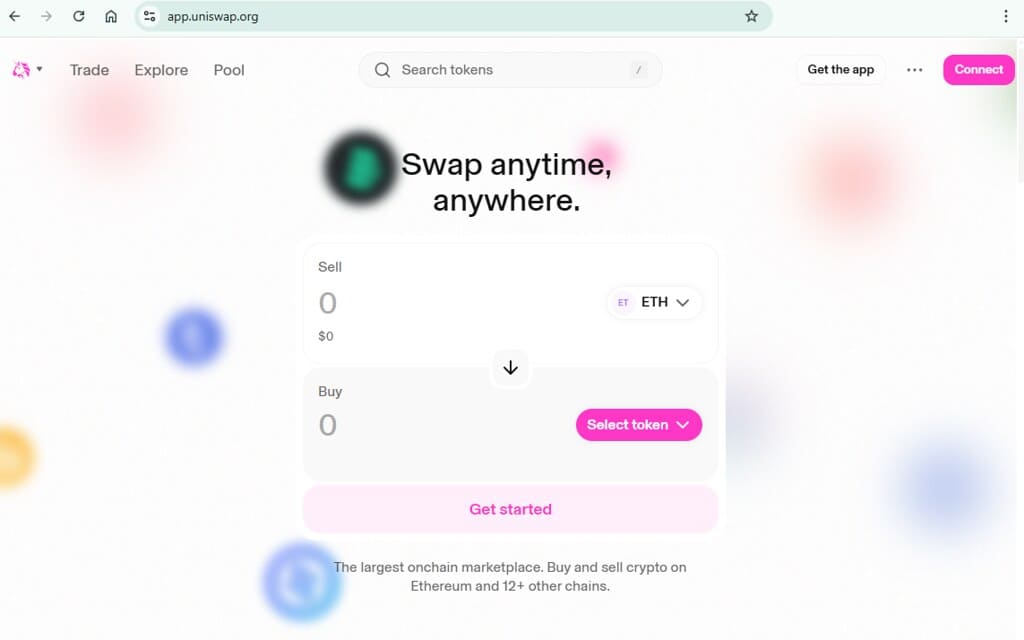 Биржа Uniswap