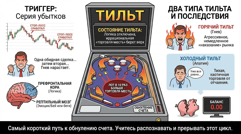 Что такое тильт в трейдинге