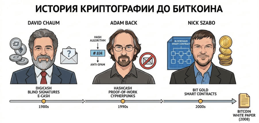 До того как началась история биткоина