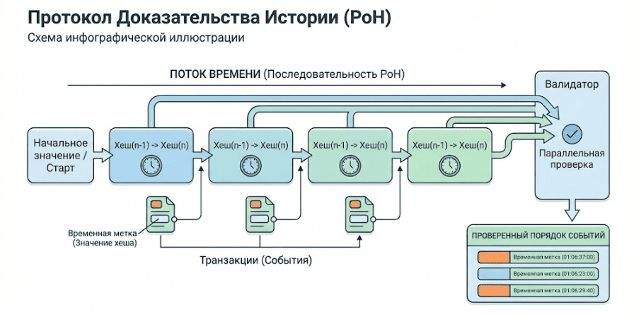 Как работает блокчейн Солана