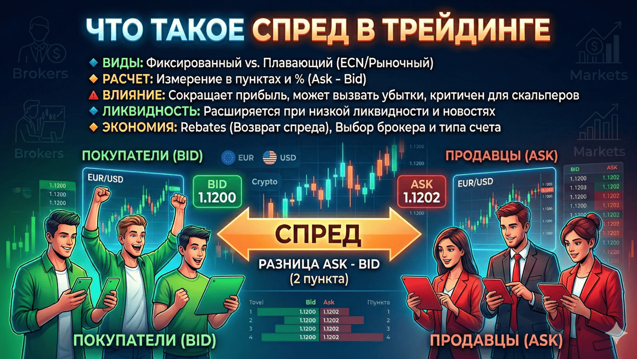 Что такое спред в трейдинге.