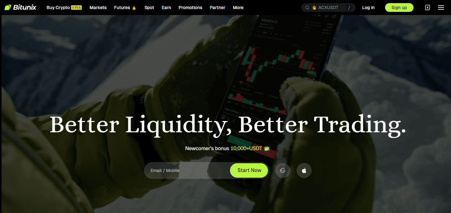 Официальный сайт Bitunix